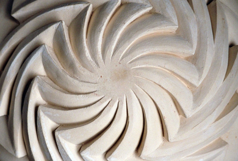 Up close of carving 